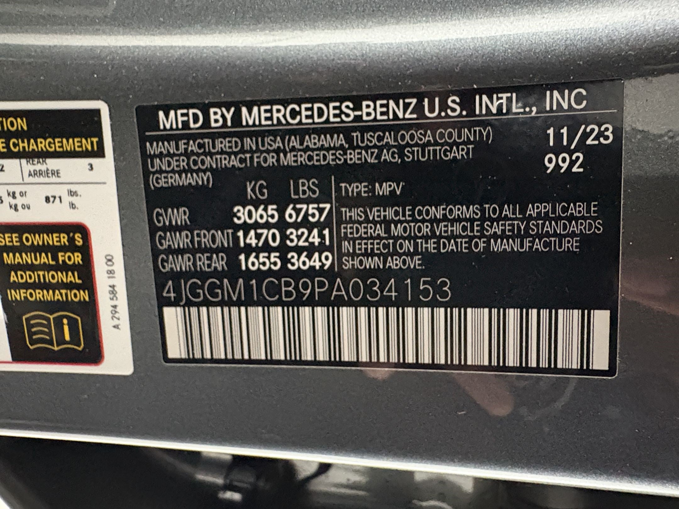 Certified 2023 Mercedes-Benz EQE 350+ 4MATIC SUV image 25