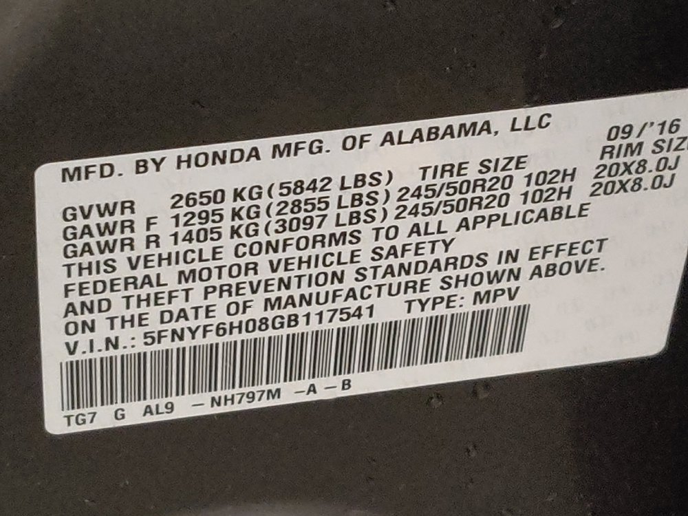 Used 2016 Honda Pilot Elite image 33