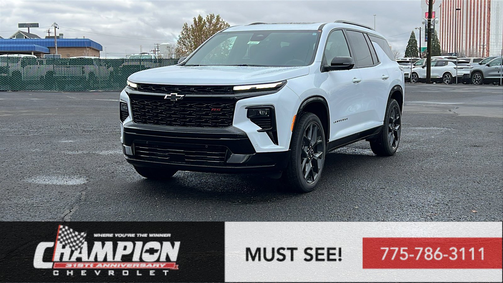 New 2026 Chevrolet Traverse RS w/ LPO, Floor Liner Package