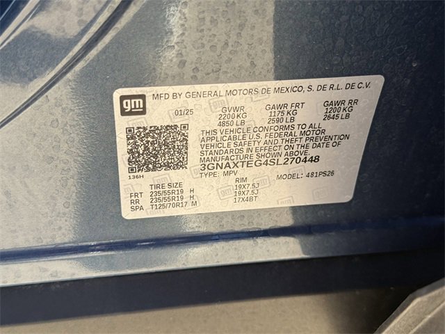 Certified 2025 Chevrolet Equinox RS w/ Safety and Technology Package image 33