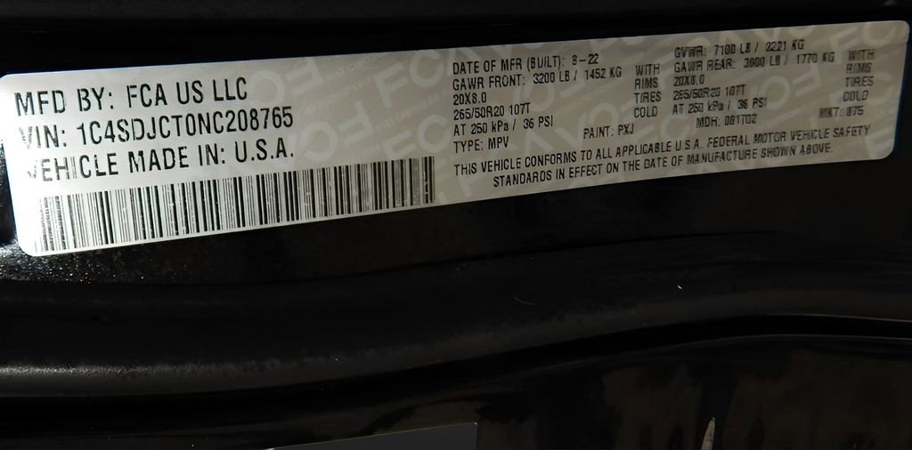 Used 2022 Dodge Durango R/T w/ Blacktop Package image 12