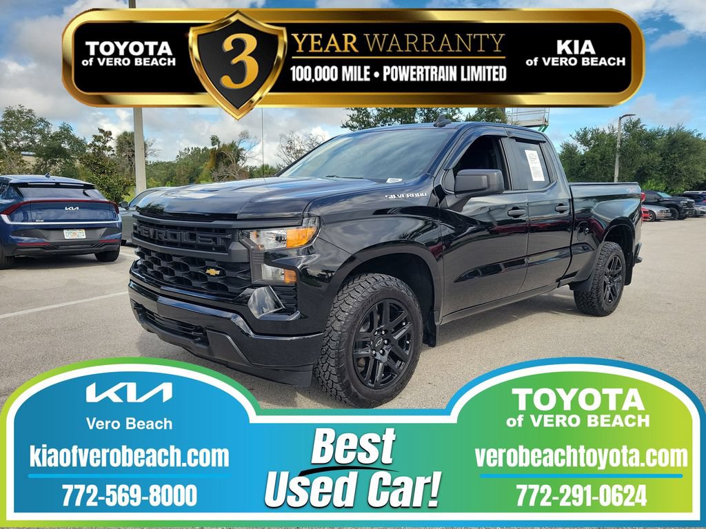 Used 2024 Chevrolet Silverado 1500 Custom AWD/4WD image 1