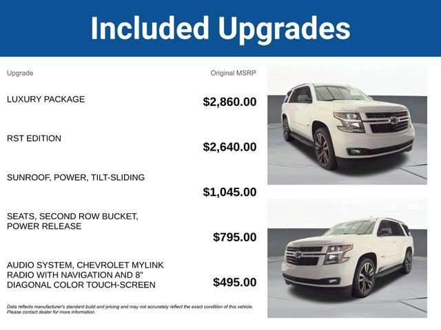 Used 2018 Chevrolet Tahoe LT w/ Luxury Package AWD/4WD image 5