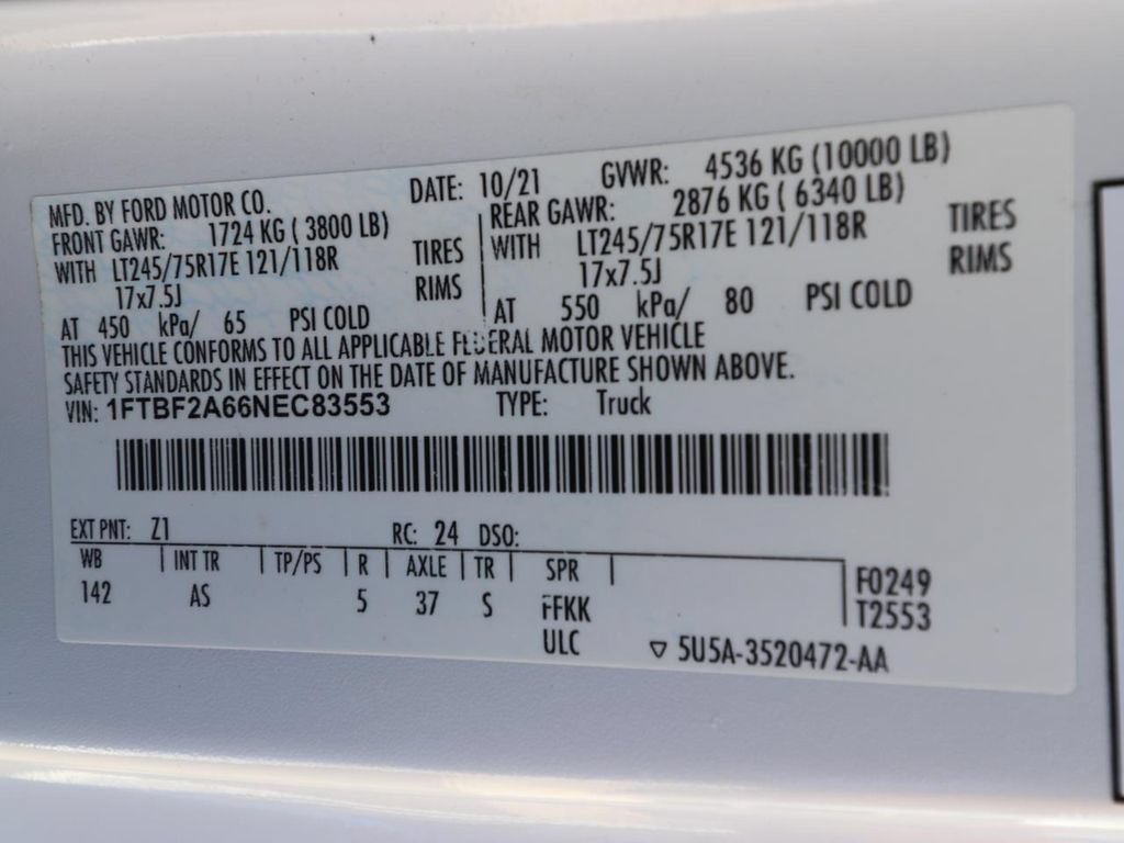 Certified 2022 Ford F250 XL RWD image 20