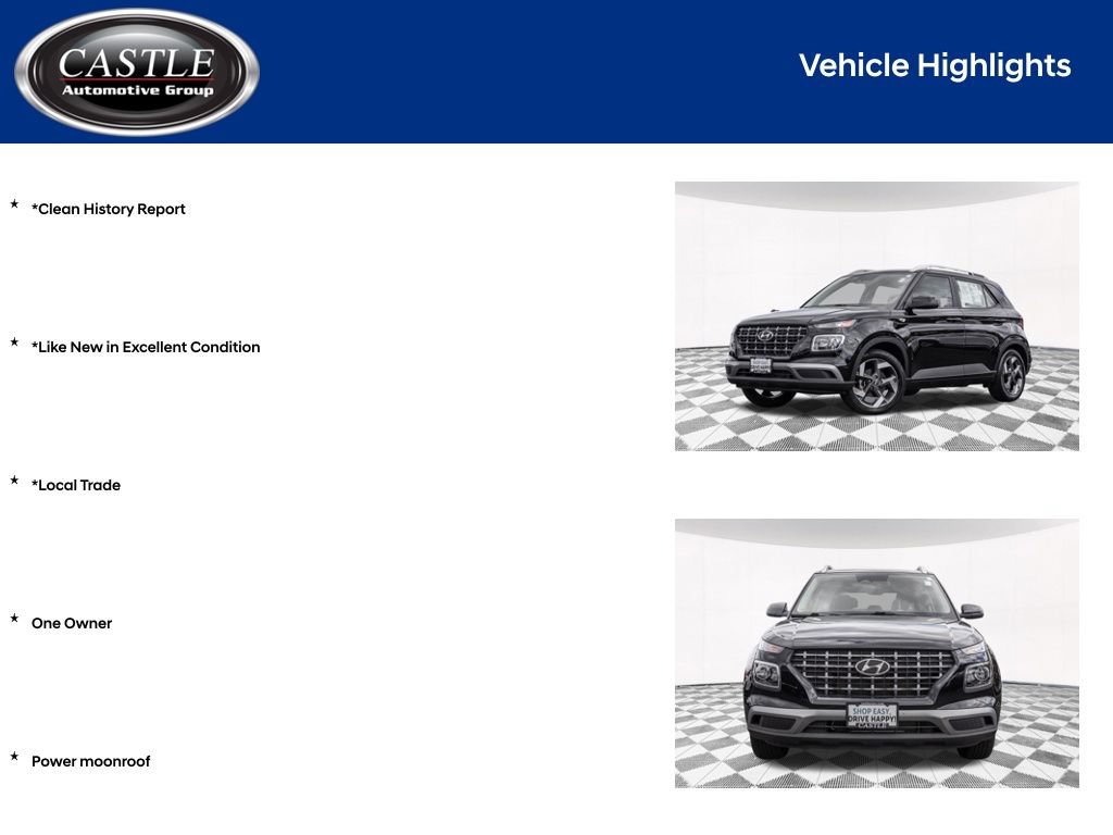 Used 2023 Hyundai Venue SEL w/ Cargo Package FWD image 4