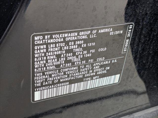 Used 2018 Volkswagen Atlas SEL FWD image 27