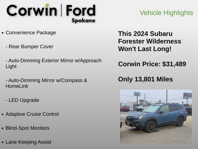 Used 2024 Subaru Forester Wilderness w/ Convenience Package image 6