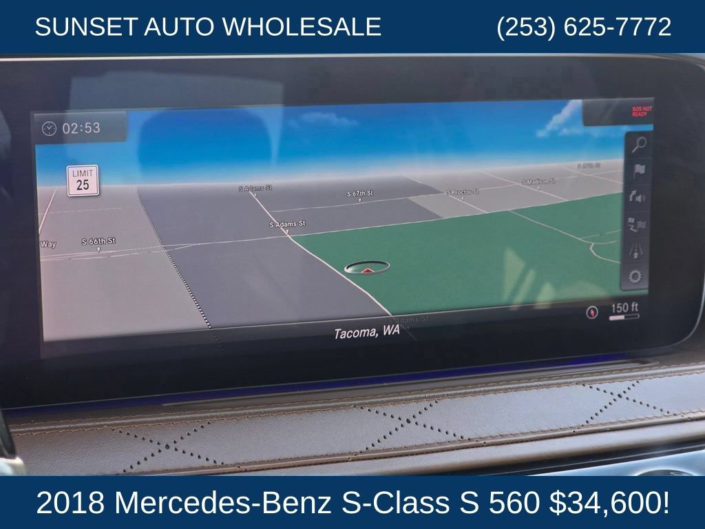 Used 2018 Mercedes-Benz S 560 Sedan w/ Premium Package image 43