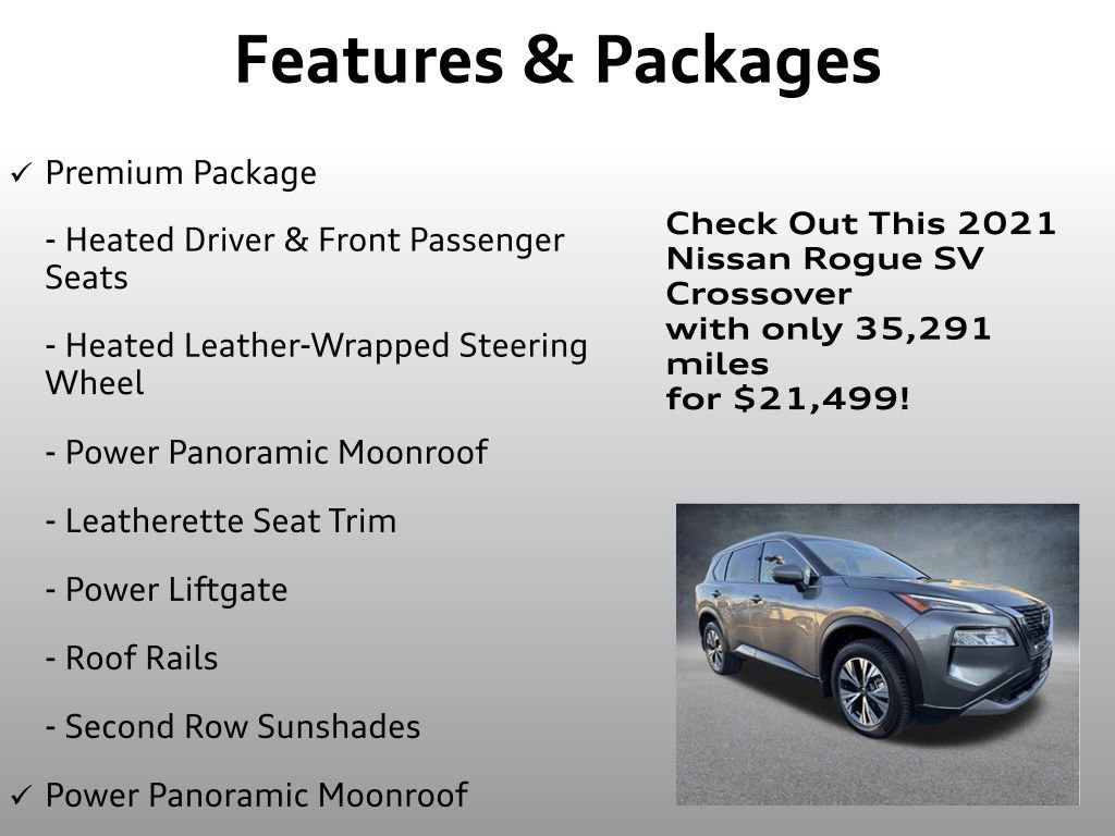 Used 2021 Nissan Rogue SV w/ Premium Package image 12
