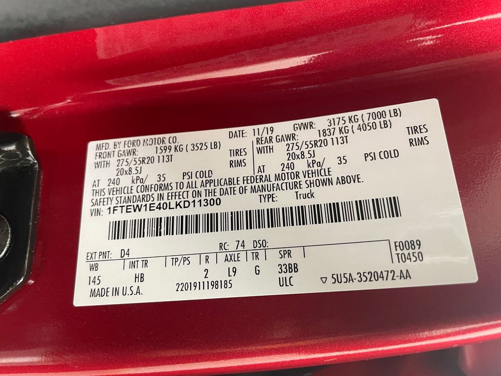 Used 2020 Ford F150 Lariat image 58