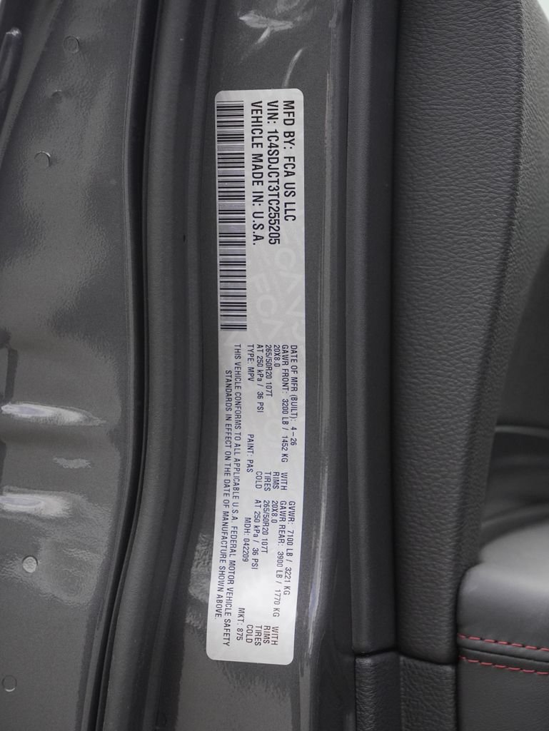 New 2026 Dodge Durango GT AWD/4WD image 38