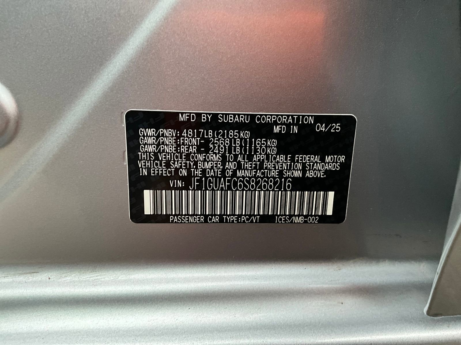 Certified 2025 Subaru Impreza 2.0i Sport image 35