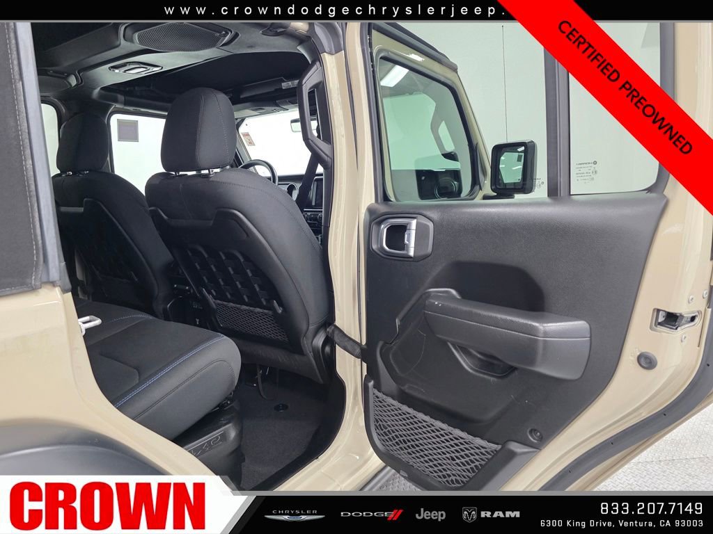 Certified 2022 Jeep Wrangler Unlimited Rubicon 4xe w/ Safety Group image 16