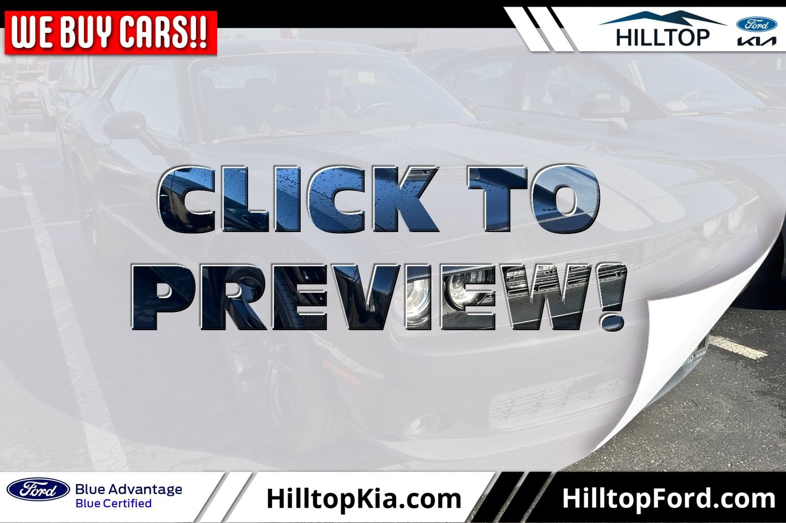 Used 2018 Dodge Challenger SXT w/ Blacktop Package