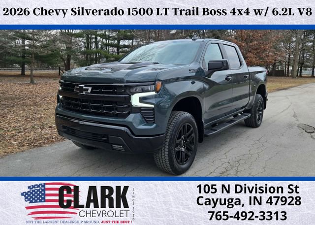 New 2026 Chevrolet Silverado 1500 LT Trail Boss w/ Dark Appearance Package image 1
