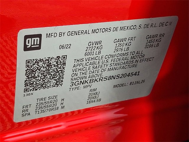 Used 2022 Chevrolet Blazer RS w/ Enhanced Convenience Package image 29