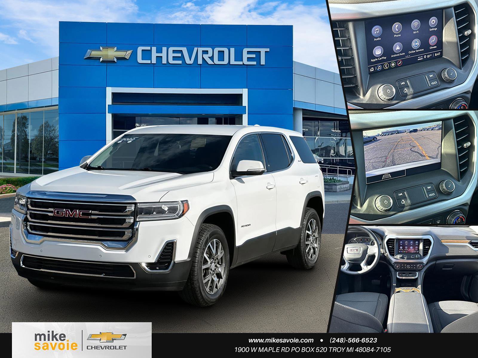 Certified 2022 GMC Acadia SLE