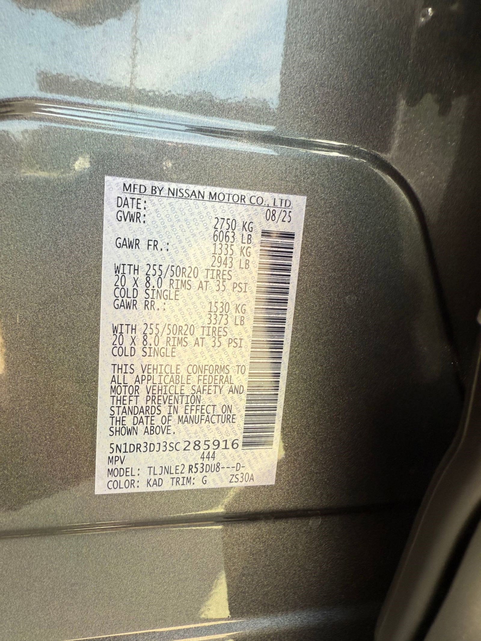 New 2025 Nissan Pathfinder Platinum image 19