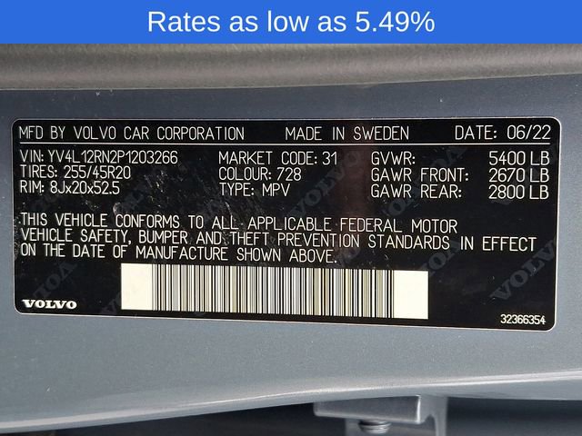 Certified 2023 Volvo XC60 B5 Plus w/ Climate Package image 31