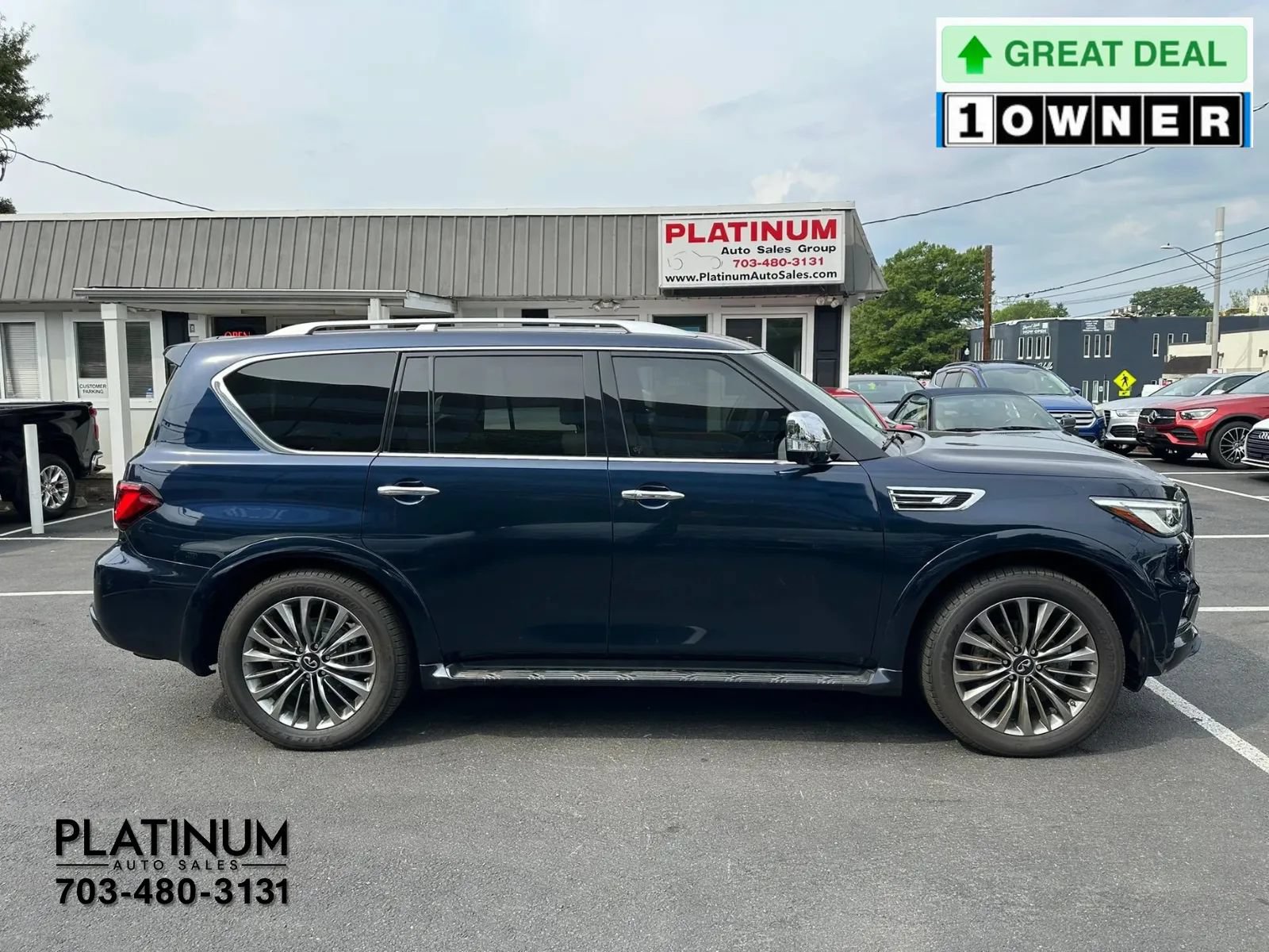 Used 2021 INFINITI QX80 Sensory w/ All-Season Package AWD/4WD image 2