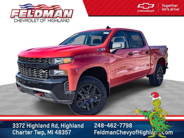 Used 2021 Chevrolet Silverado 1500 Custom Trail Boss w/ LPO, Dark Essentials Package image 1