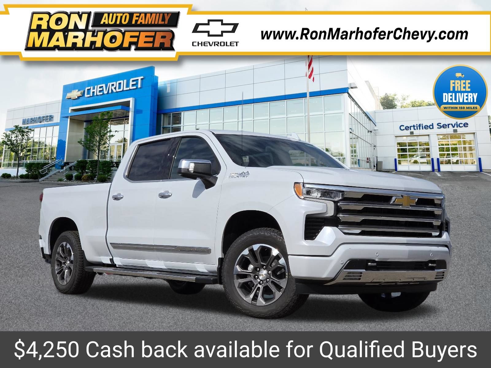 New 2026 Chevrolet Silverado 1500 High Country AWD/4WD 360° Tour