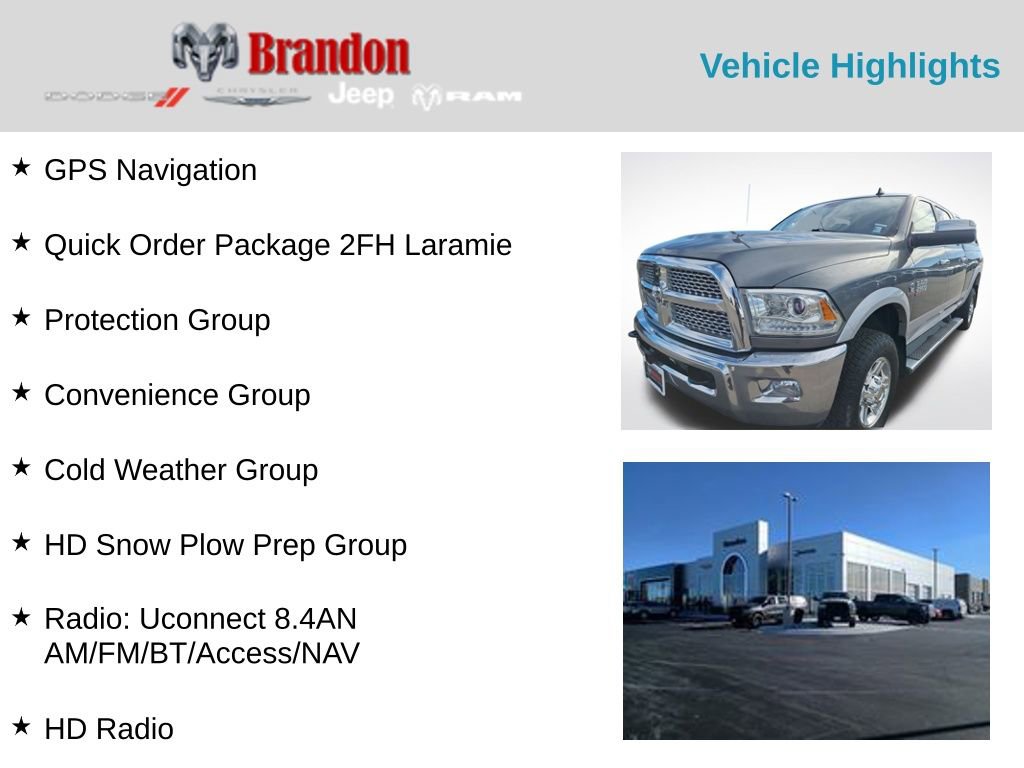 Used 2013 RAM 2500 Laramie w/ Convenience Group image 2