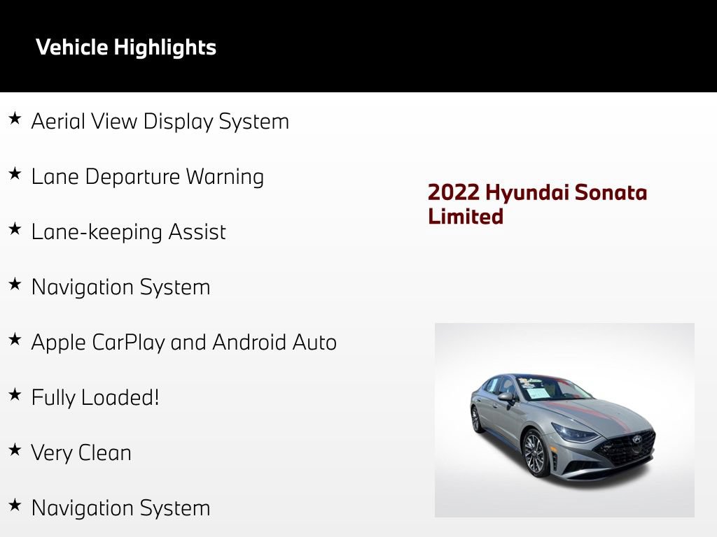 Used 2022 Hyundai Sonata Limited FWD image 4