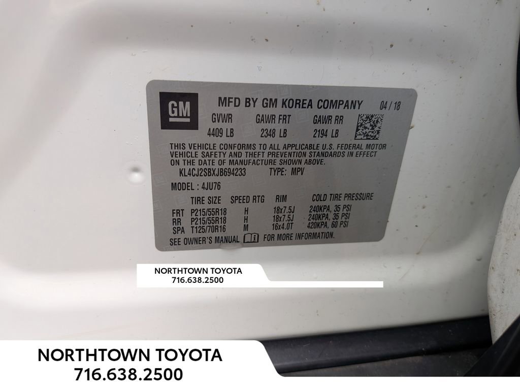 Used 2018 Buick Encore Sport Touring AWD/4WD image 38