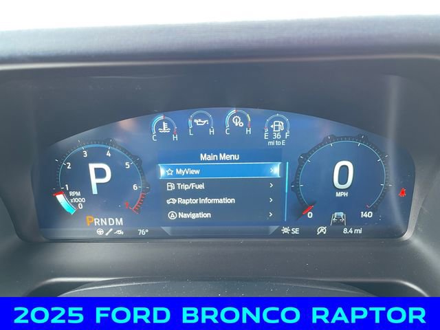 New 2025 Ford Bronco Raptor w/ Interior Carbon Fiber Pack image 2