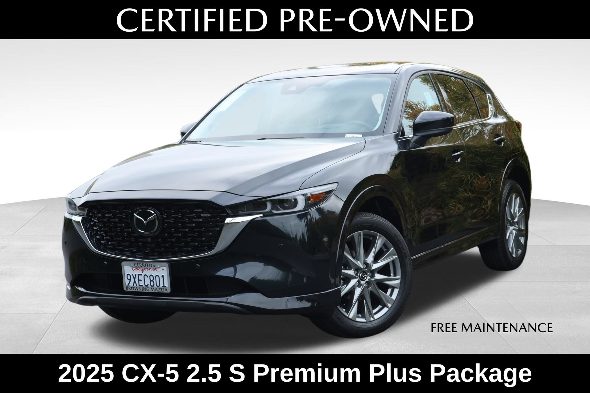 Certified 2025 MAZDA CX-5 AWD 2.5 S w/ Premium Plus Pkg