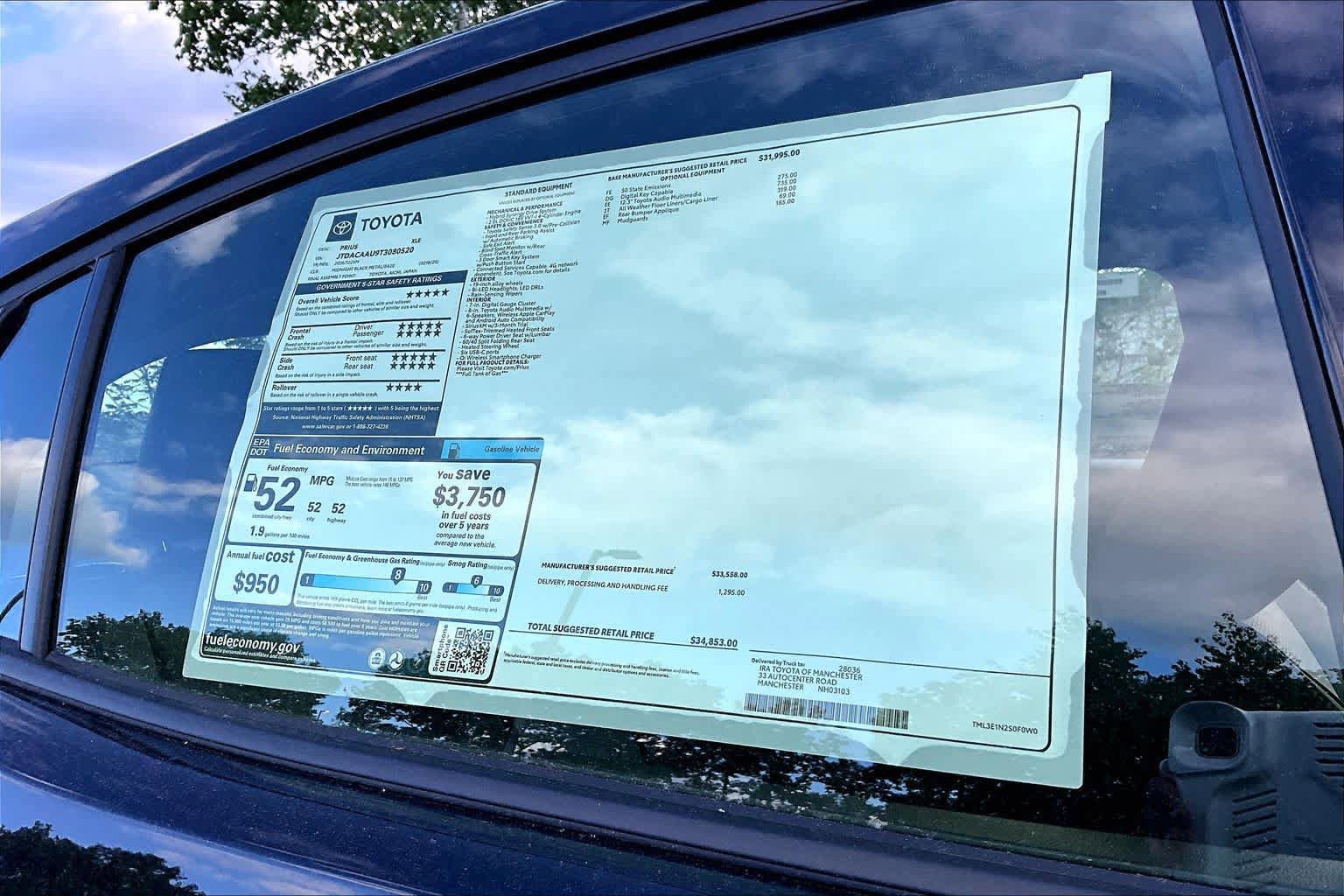 New 2026 Toyota Prius XLE FWD image 19