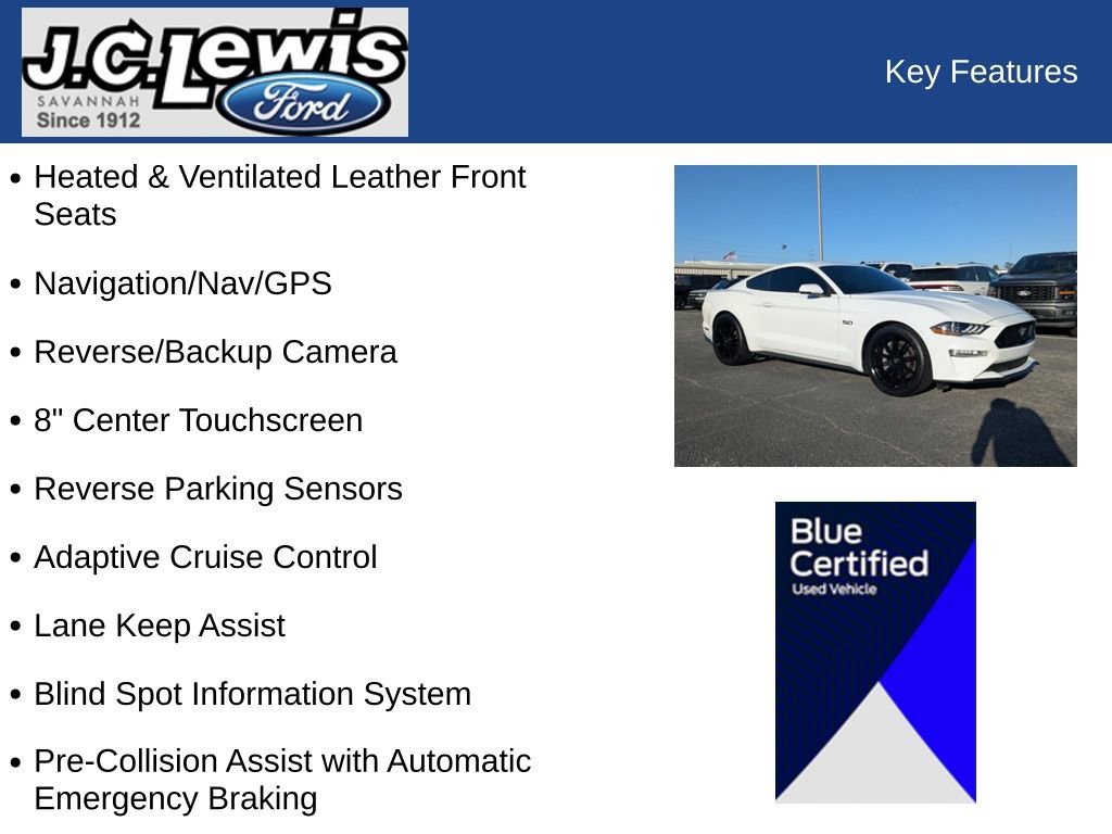 Certified 2022 Ford Mustang GT Premium w/ Equipment Group 401A image 10