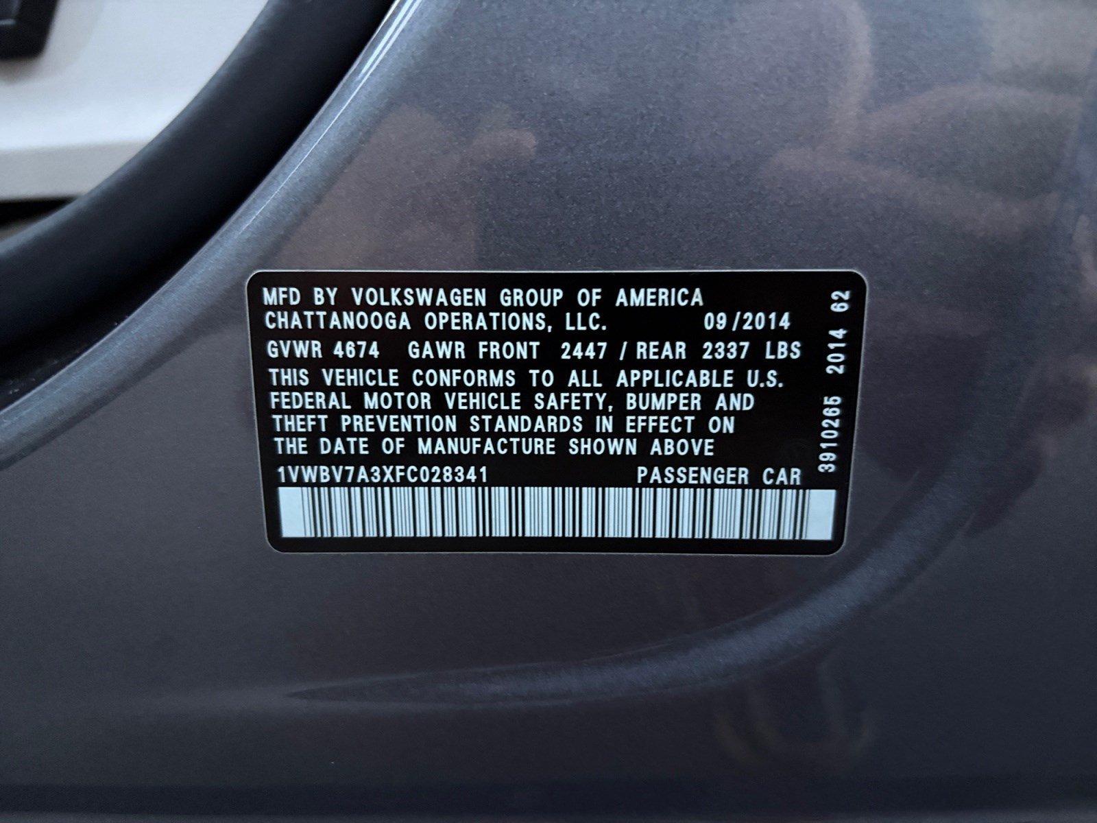 Used 2015 Volkswagen Passat TDI SE FWD image 31