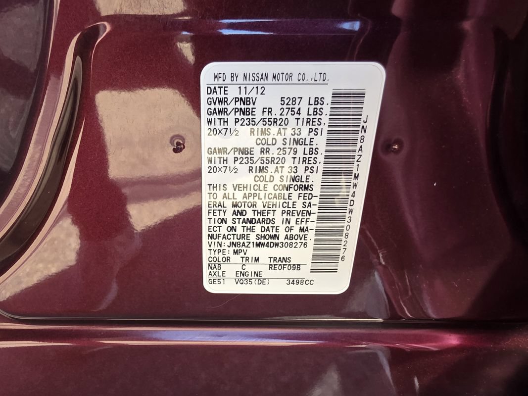 Used 2013 Nissan Murano LE w/ Platinum Pkg AWD/4WD image 36