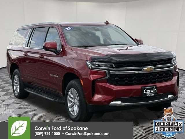 Used 2021 Chevrolet Suburban LS w/ Driver Alert Package image 1