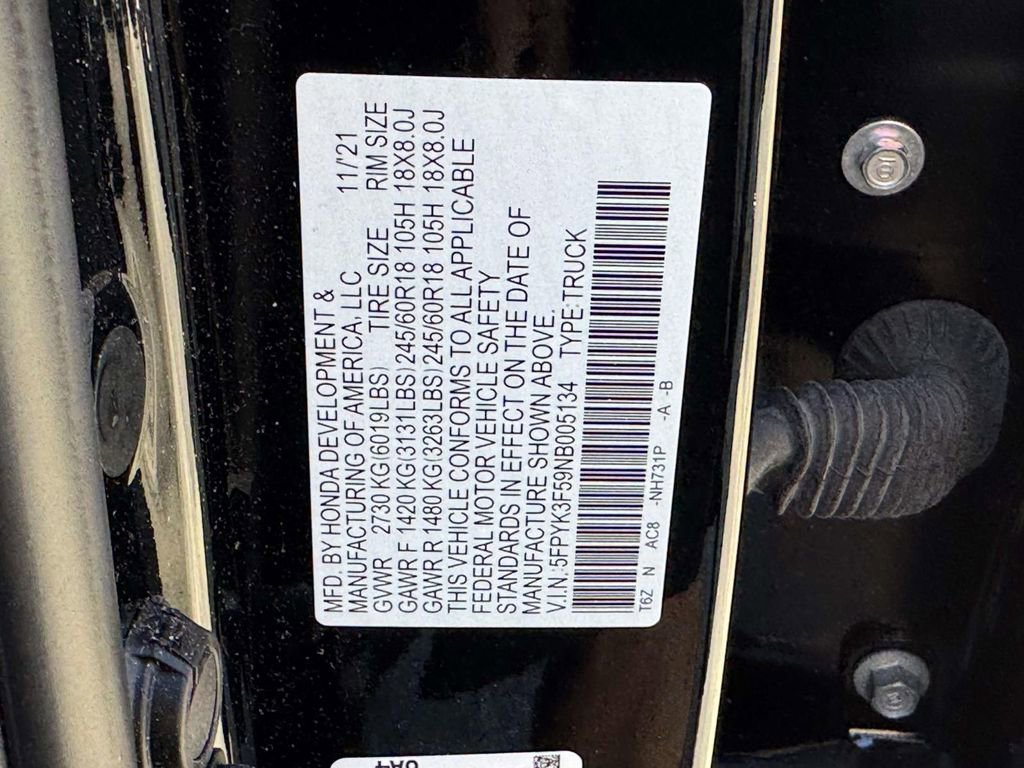 Used 2022 Honda Ridgeline RTL image 28