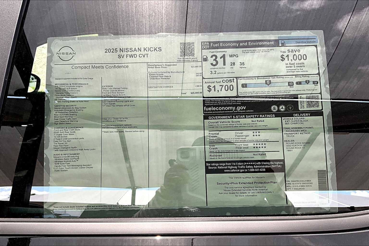 New 2025 Nissan Kicks SV image 19