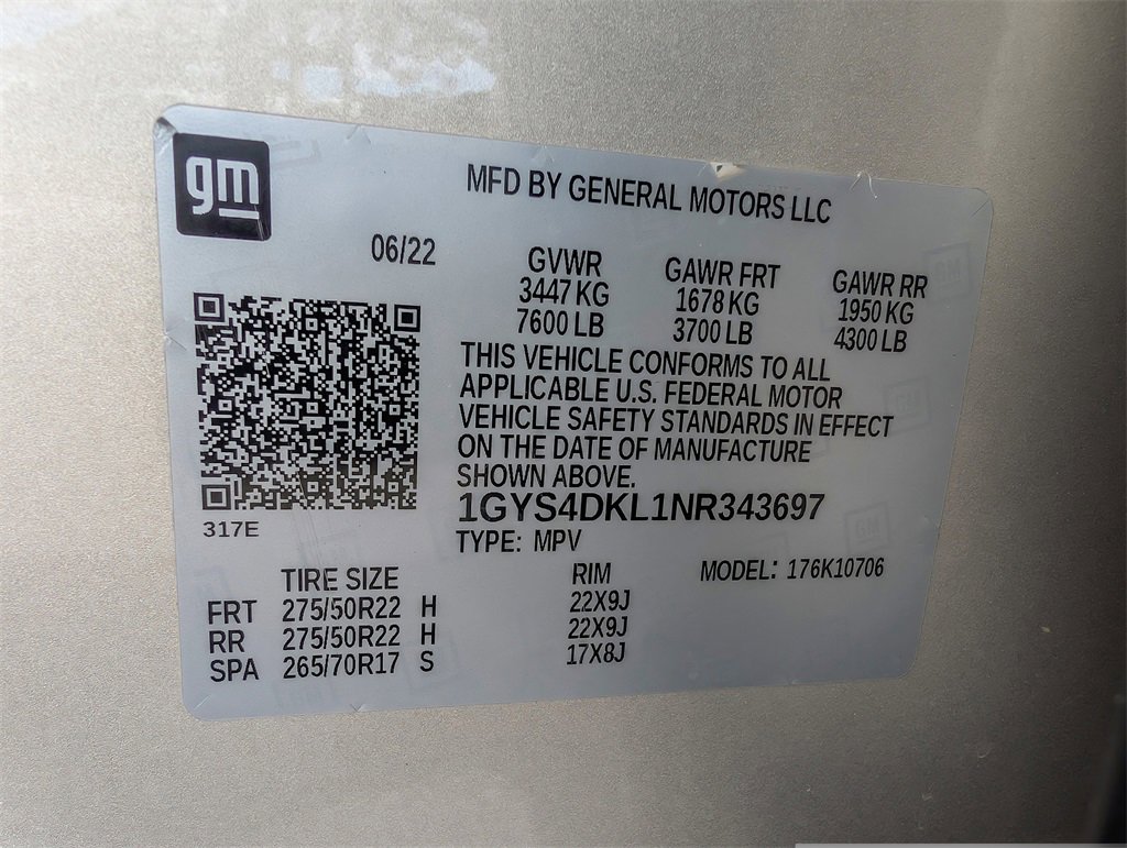 Certified 2022 Cadillac Escalade Premium Luxury Platinum image 33