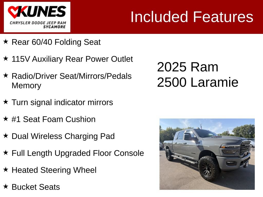 Used 2025 RAM 2500 Laramie w/ Night Edition AWD/4WD image 3