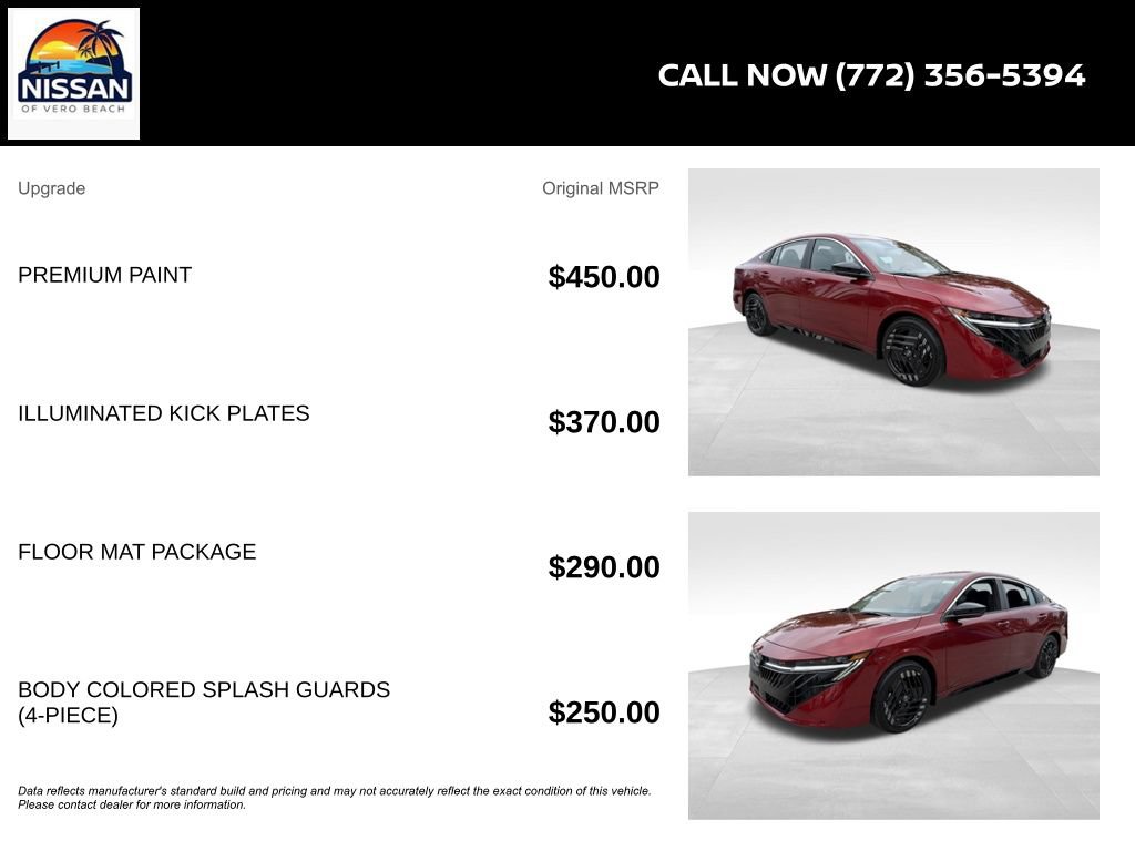 New 2026 Nissan Sentra SR w/ Floor Mat Package FWD image 6