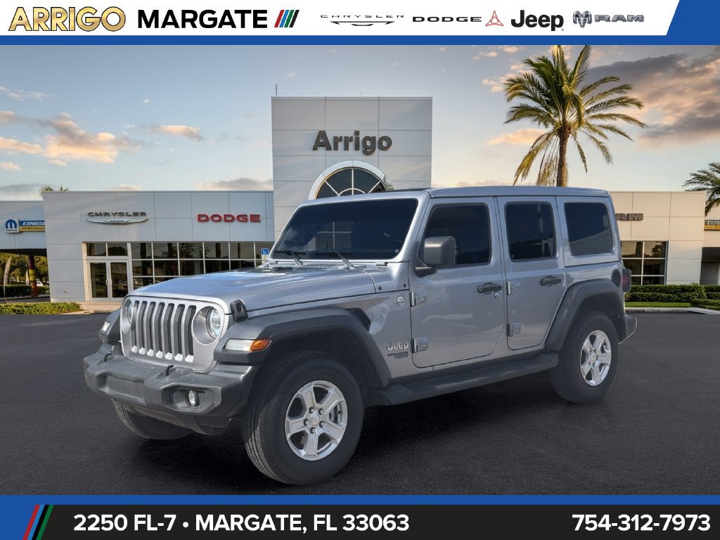 Certified 2021 Jeep Wrangler Unlimited Sport w/ Sun And Sound Package