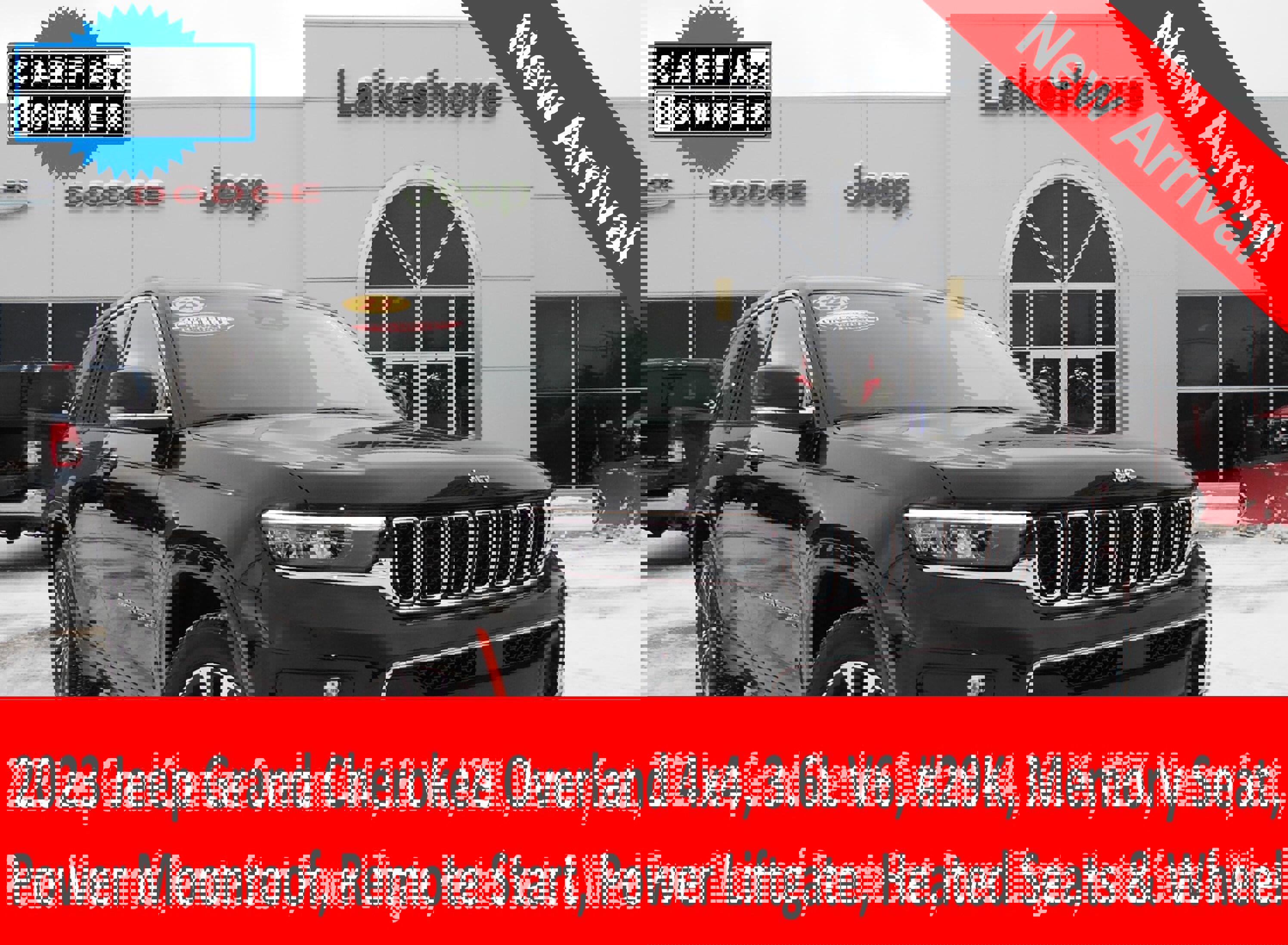 Certified 2023 Jeep Grand Cherokee Overland w/ Luxury Tech Group IV