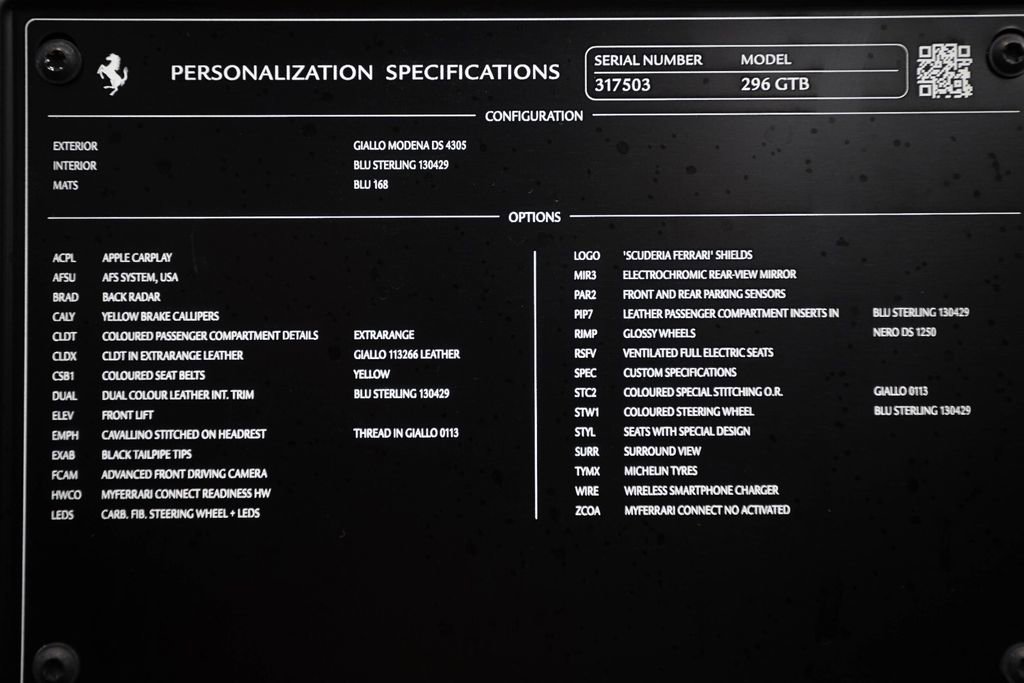 Certified 2025 Ferrari 296 GTB image 45