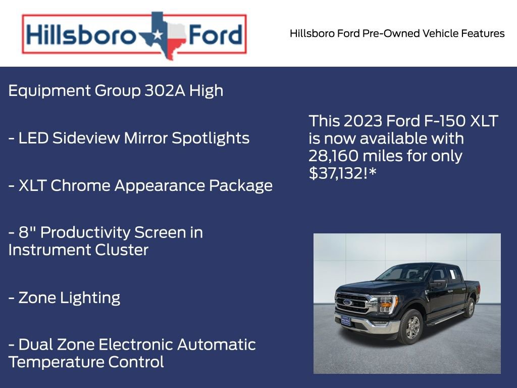 Used 2023 Ford F150 XLT w/ Equipment Group 302A High image 6