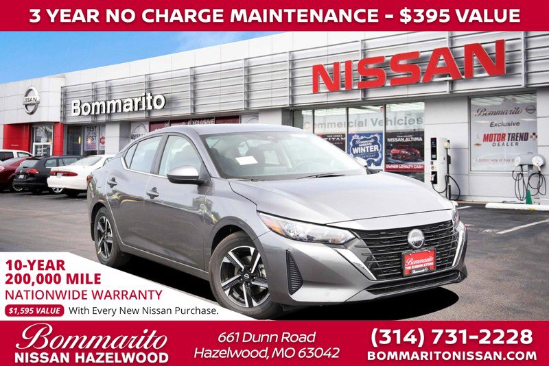 New 2025 Nissan Sentra SV w/ Trunk Package