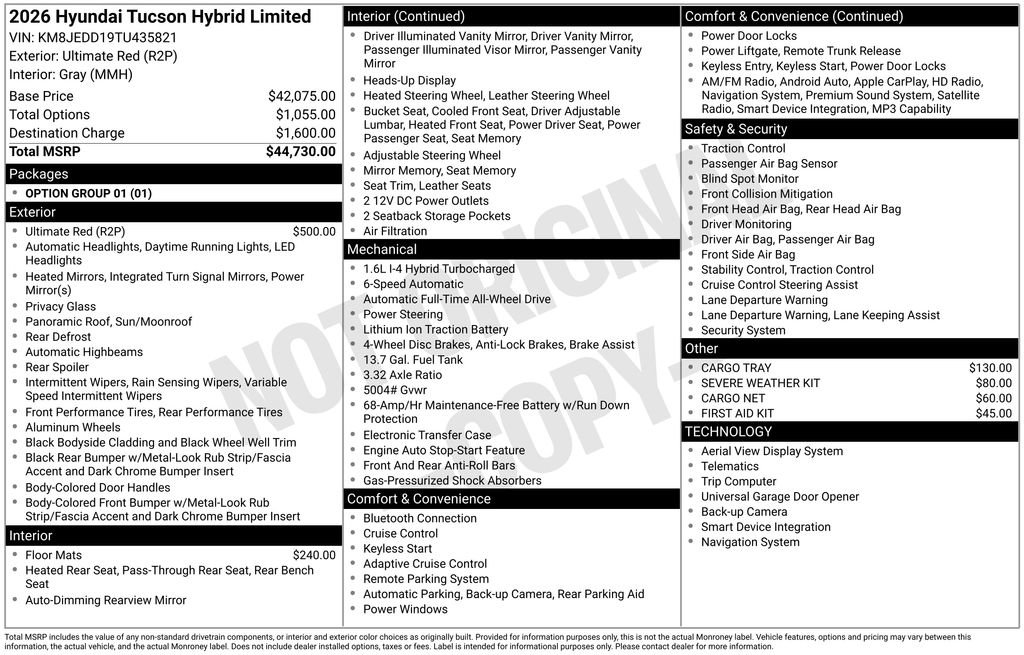 New 2026 Hyundai Tucson Limited image 33