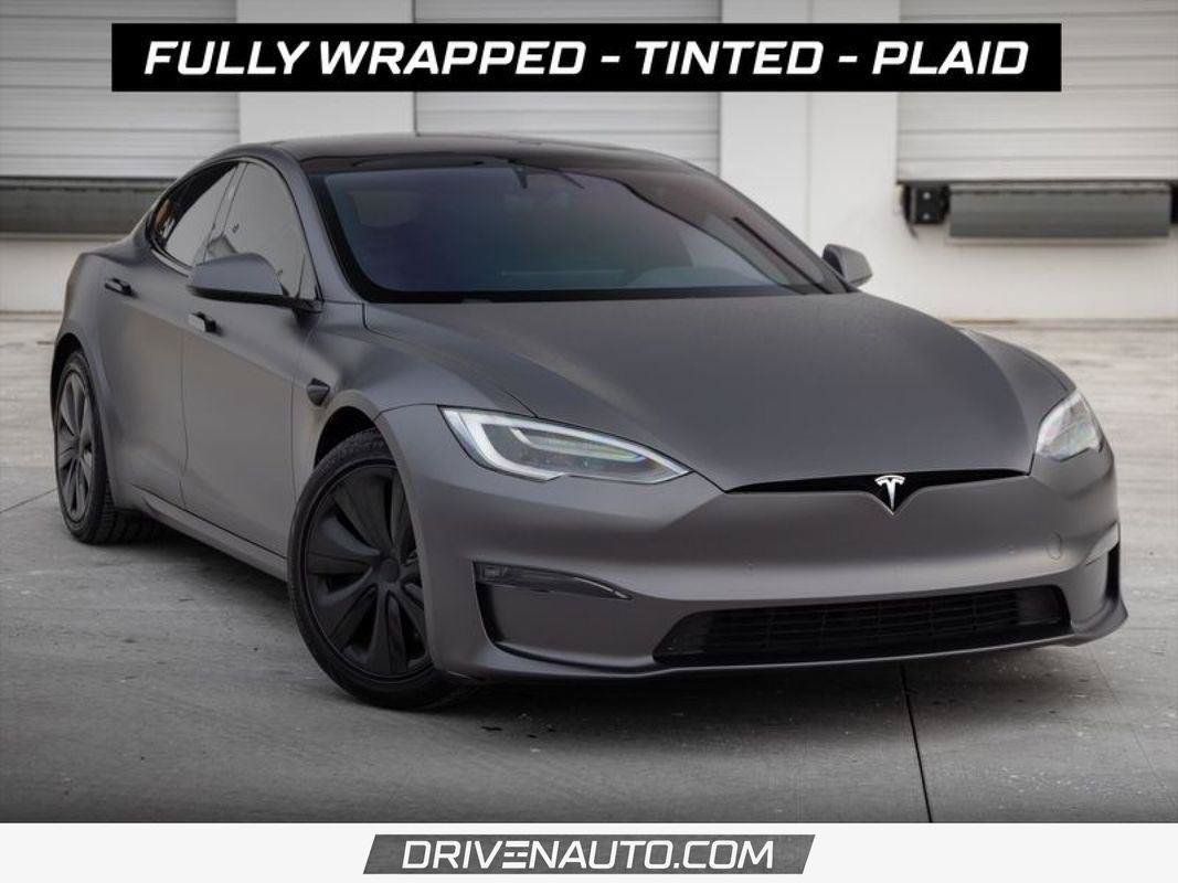 Used 2021 Tesla Model S Plaid AWD/4WD image 3