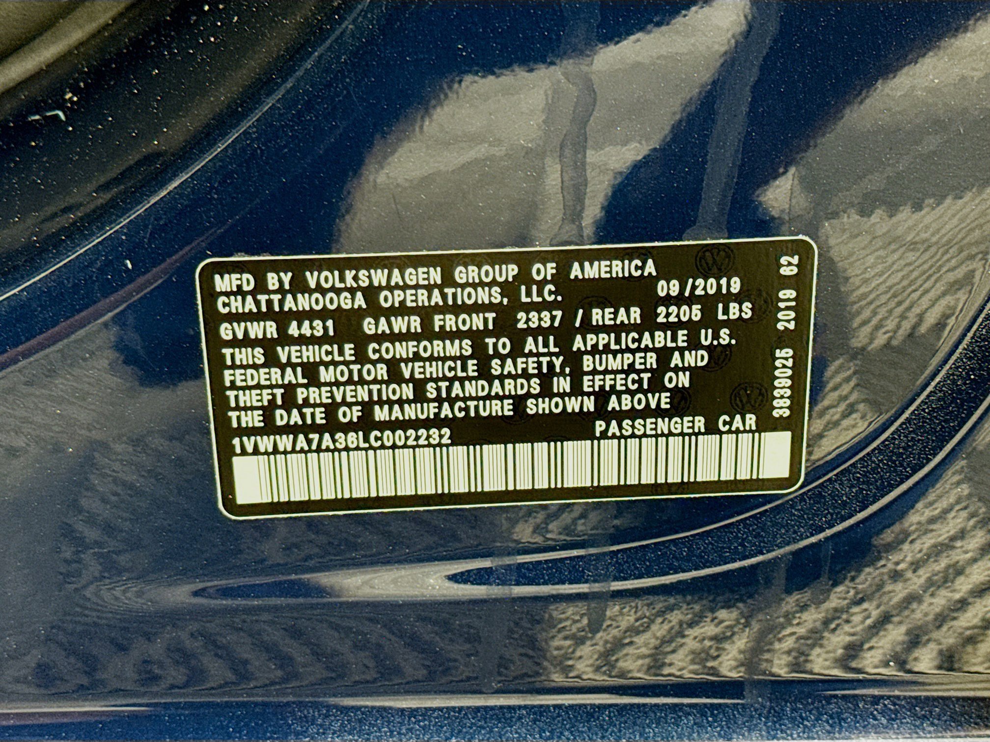 Used 2020 Volkswagen Passat 2.0T SE w/ Sunroof Package image 40