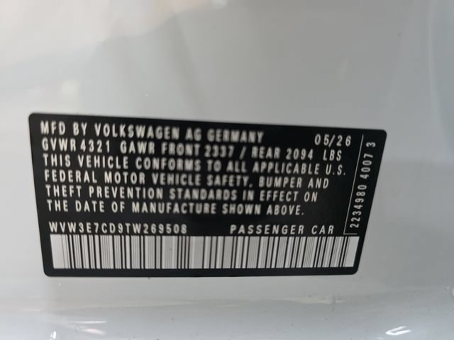 New 2026 Volkswagen GTI SE FWD image 25